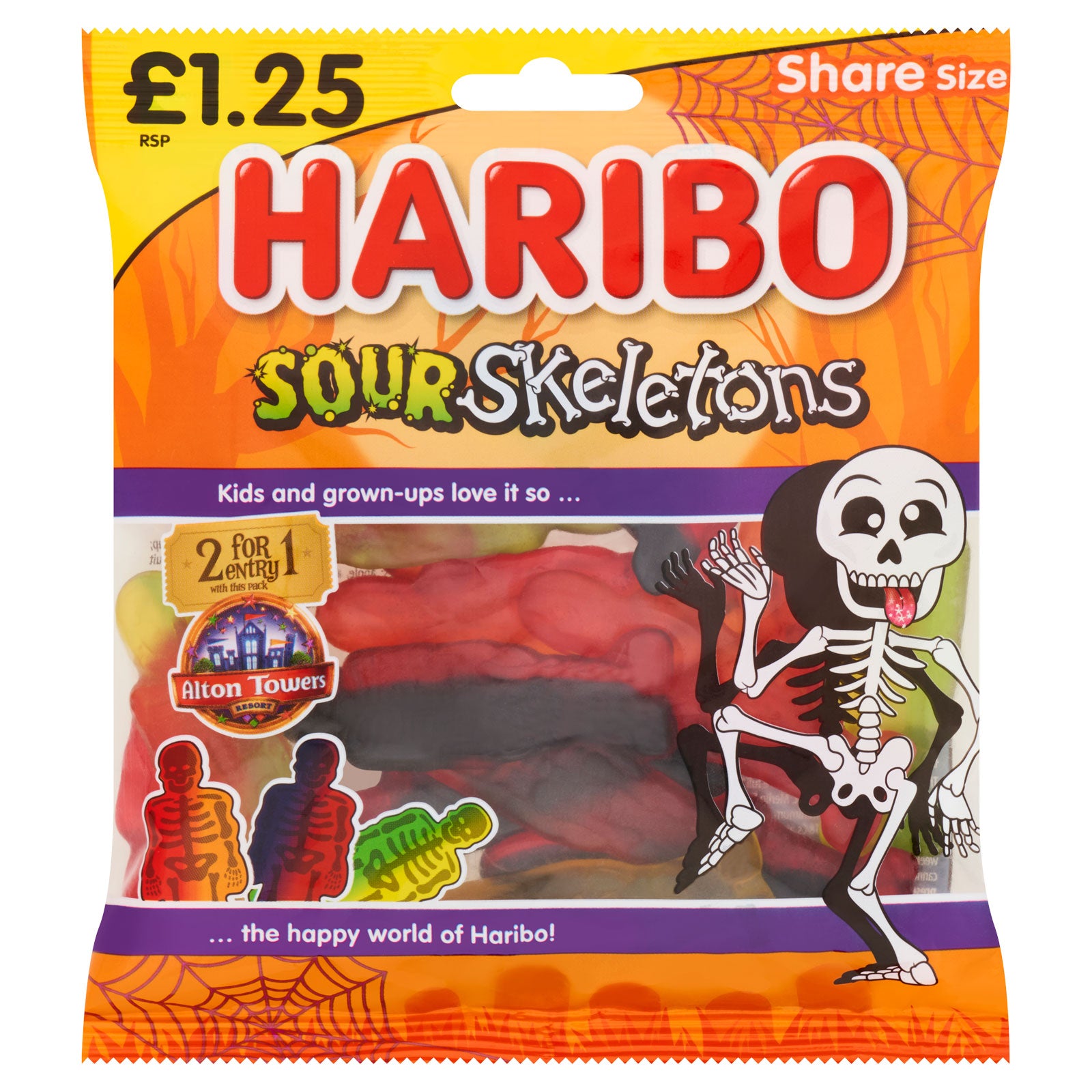 Haribo Sour Skeletons Chews | High Quality Chocolate & Sweets Online - Product Image Haribo Sour Skeletons Chews | High Quality Chocolate & Sweets Online - Product Image